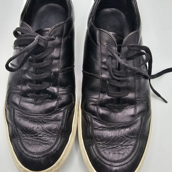 Common Projects Bball Leather Sneakers  Black Size 43 - Picture 6 of 12